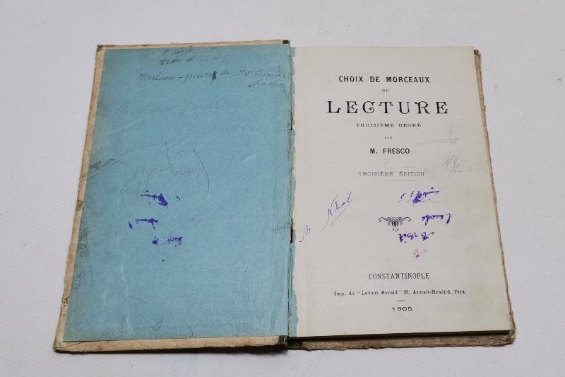 1906 CONSTANTINOPLE BASKI FRANSIZCA KİTAP