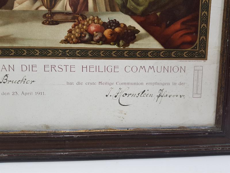 1911 TARİHLİ HAZRETİ İSA GÖRSELLİ HIRİSTİYAN DİNİ GRAVÜR DUVAR PANOSU