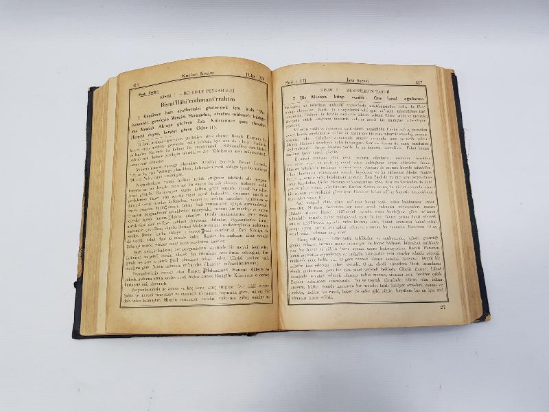 1934 BASKI ÇOK NADİR TANRI BUYRUĞU - KUR'AN-I KERİM