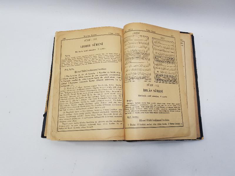 1934 BASKI ÇOK NADİR TANRI BUYRUĞU - KUR'AN-I KERİM