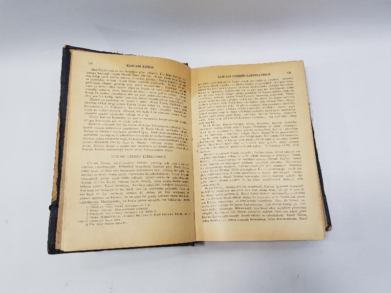 1934 BASKI ÇOK NADİR TANRI BUYRUĞU - KUR'AN-I KERİM