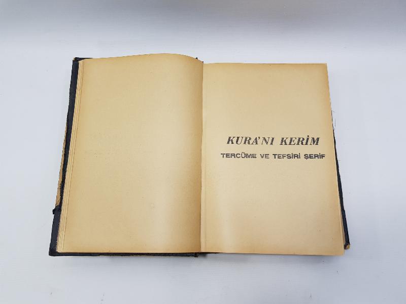 1934 BASKI ÇOK NADİR TANRI BUYRUĞU - KUR'AN-I KERİM