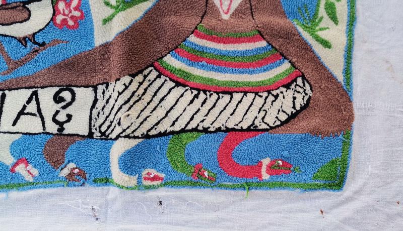 1937 TARİHLİ EL YAPIMI ÇOK NADİR GOBLEN ŞAHMERAN PANOSU