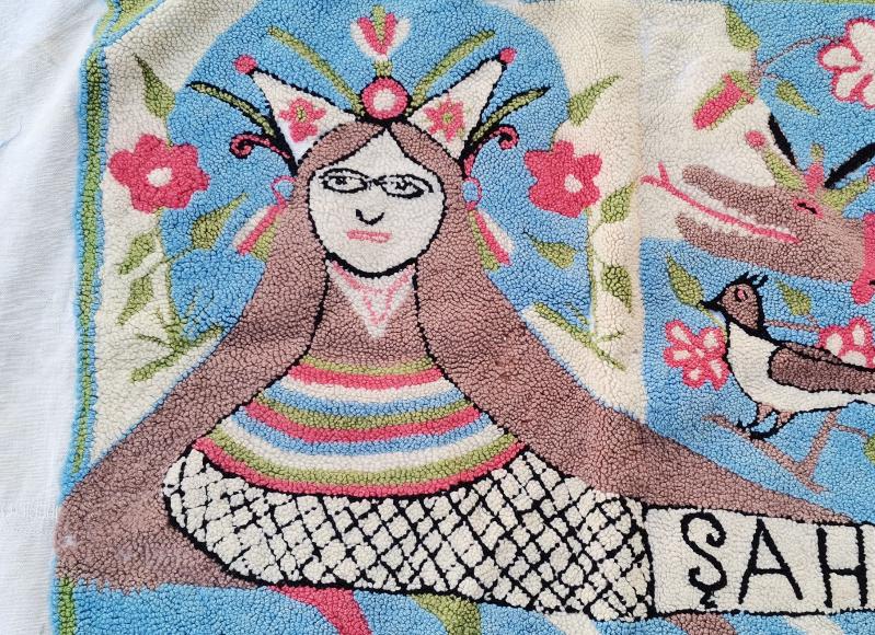 1937 TARİHLİ EL YAPIMI ÇOK NADİR GOBLEN ŞAHMERAN PANOSU