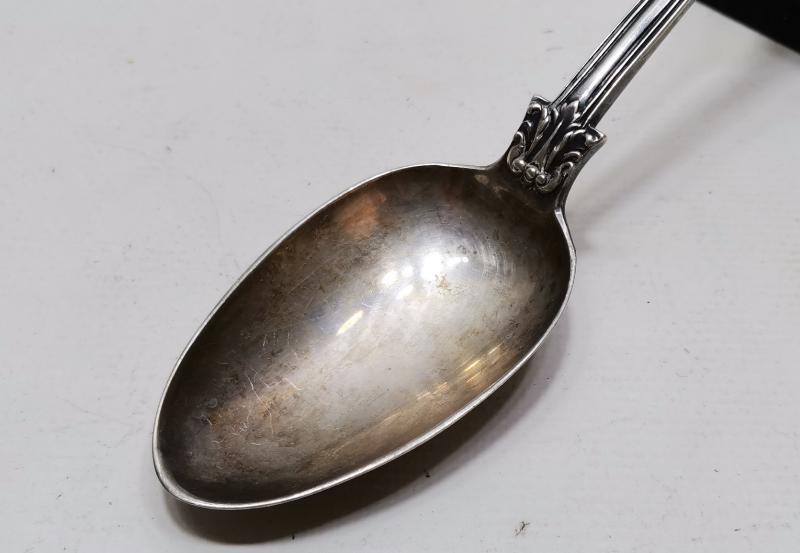 ANTİKA İNGİLİZ GÜMÜŞ SERVİS KAŞIĞI
