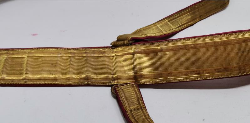 ANTİKA SIRMA SUBAY KEMERİ 