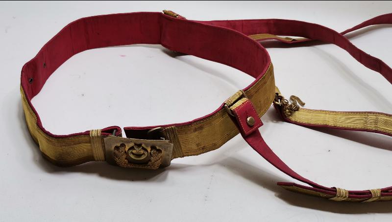 ANTİKA SIRMA SUBAY KEMERİ 