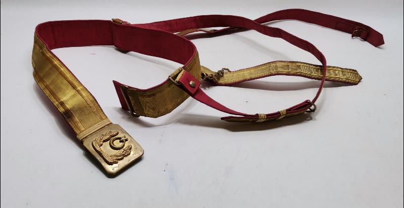 ANTİKA SIRMA SUBAY KEMERİ 