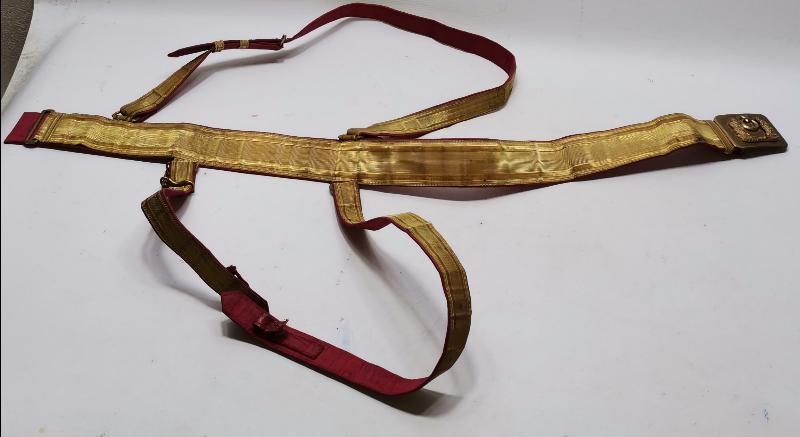 ANTİKA SIRMA SUBAY KEMERİ 