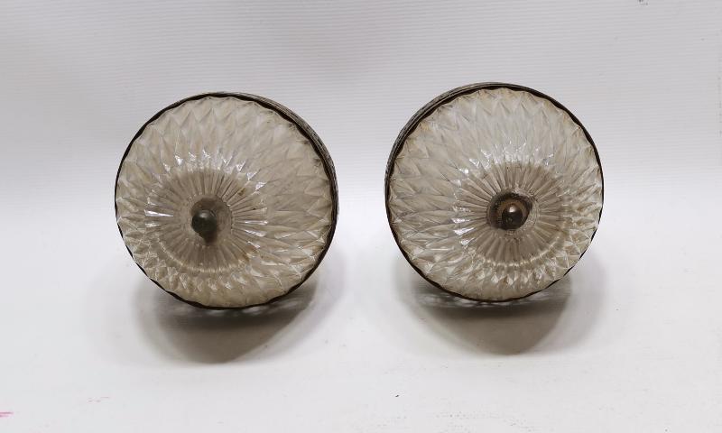 OSMANLI DÖNEMİ BİR ÇİFT KRİSTAL ASANSÖRLÜ AVİZE ASKI TOPU