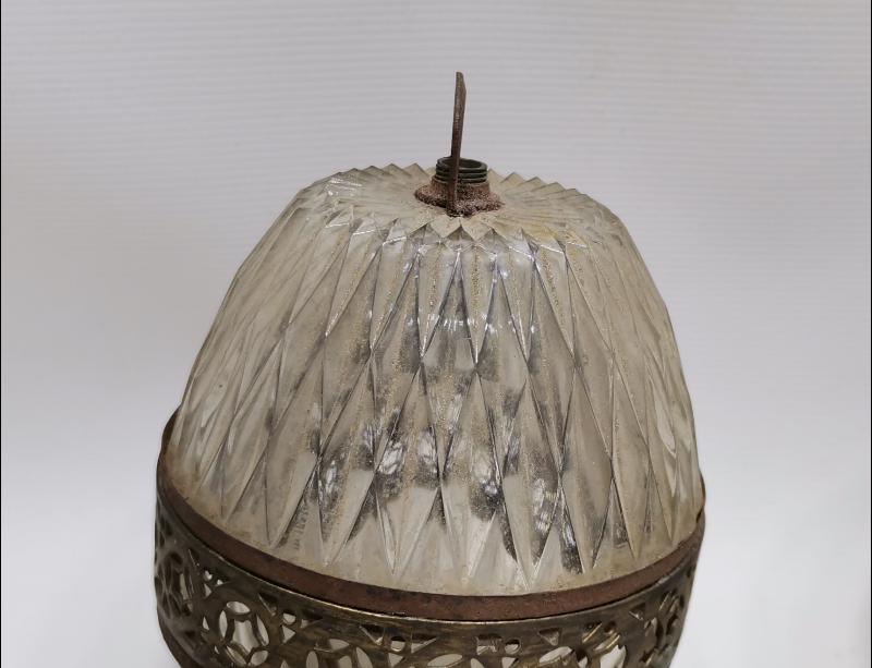 OSMANLI DÖNEMİ BİR ÇİFT KRİSTAL ASANSÖRLÜ AVİZE ASKI TOPU