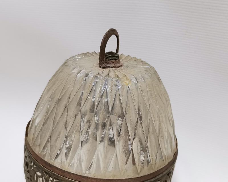 OSMANLI DÖNEMİ BİR ÇİFT KRİSTAL ASANSÖRLÜ AVİZE ASKI TOPU