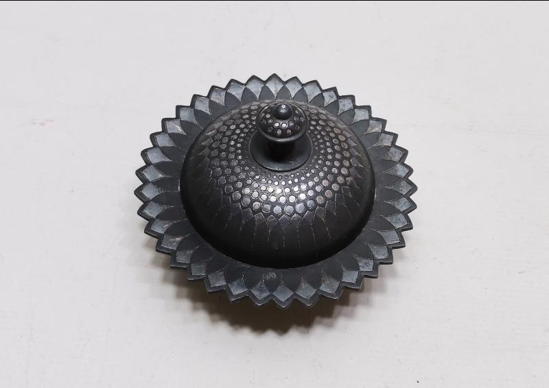 OSMANLI DÖNEMİ ÇOK NADİR AFYON İŞİ GÜMÜŞ KOFGARİ İŞLEMELİ İFTARİYELİK