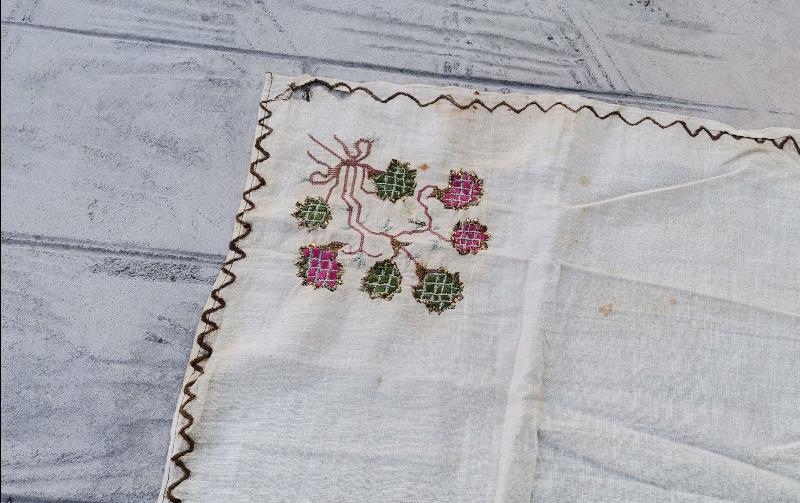 OSMANLI DÖNEMİ EL İŞLEME SEHPA ÖRTÜSÜ