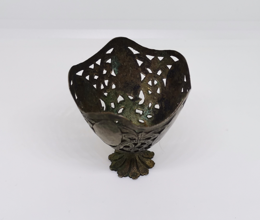 OSMANLI DÖNEMİ HAYAT AĞAÇLI NADİR FORMDA FİNCAN ZARFI