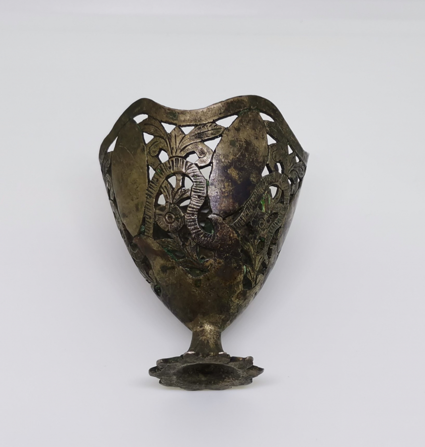 OSMANLI DÖNEMİ HAYAT AĞAÇLI NADİR FORMDA FİNCAN ZARFI