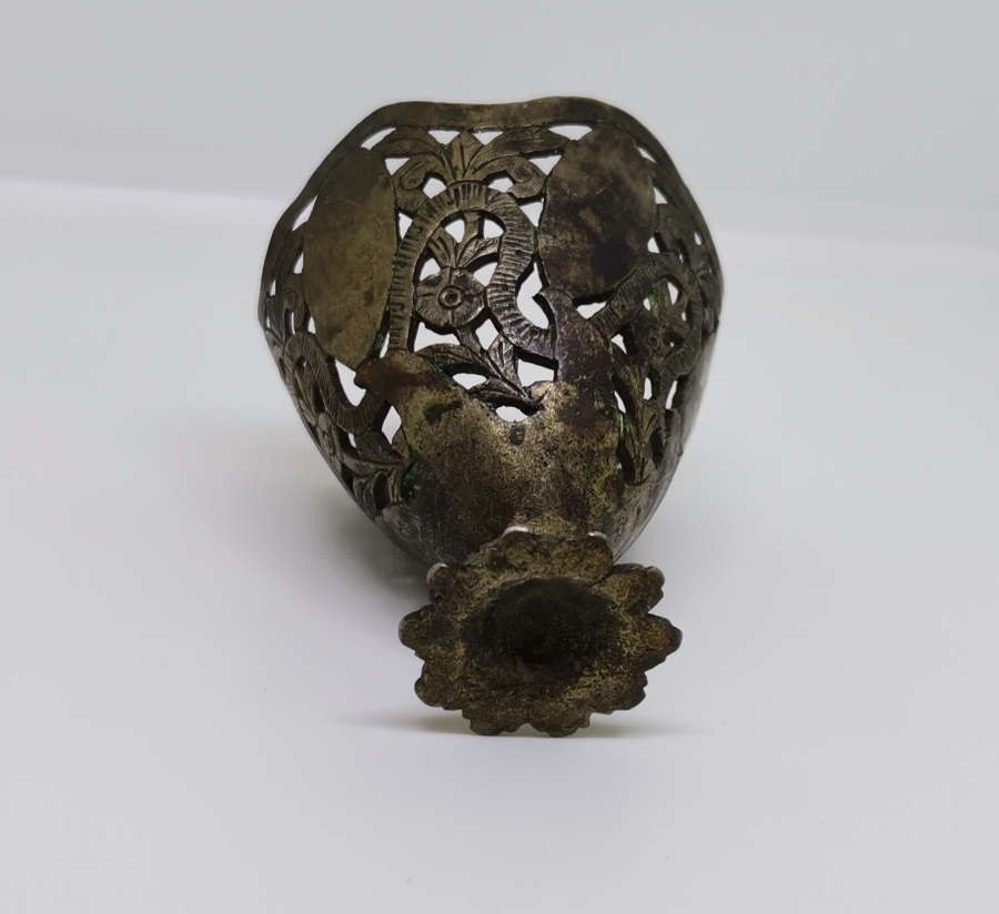 OSMANLI DÖNEMİ HAYAT AĞAÇLI NADİR FORMDA FİNCAN ZARFI