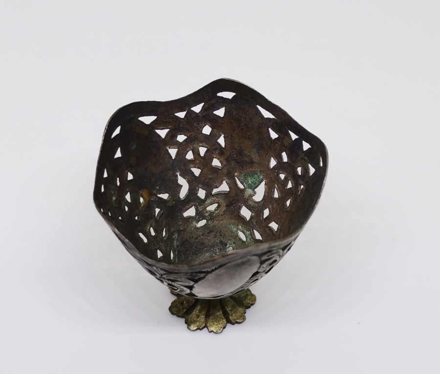 OSMANLI DÖNEMİ HAYAT AĞAÇLI NADİR FORMDA FİNCAN ZARFI