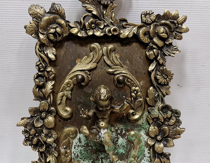 OSMANLI DÖNEMİ RUM İŞİ ÇOCUK MELEK FİGÜRLÜ DUVAR PANOSU