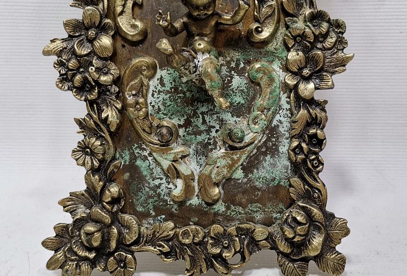 OSMANLI DÖNEMİ RUM İŞİ ÇOCUK MELEK FİGÜRLÜ DUVAR PANOSU