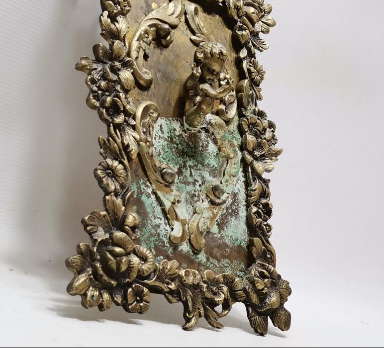 OSMANLI DÖNEMİ RUM İŞİ ÇOCUK MELEK FİGÜRLÜ DUVAR PANOSU