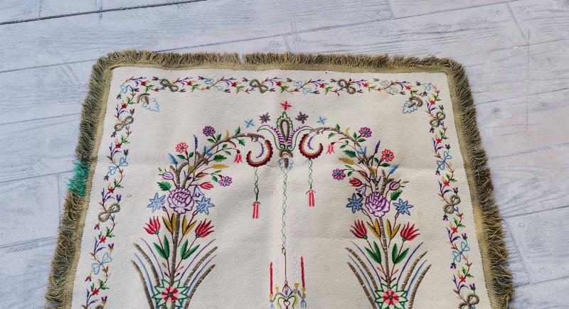 OSMANLI DÖNEMİ TEKKE İŞİ ÇOK NADİR DERVİŞ SECCADESİ