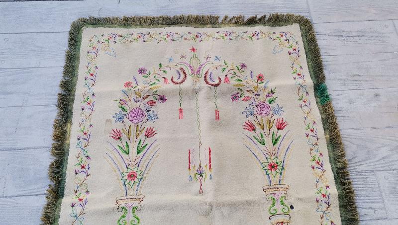 OSMANLI DÖNEMİ TEKKE İŞİ ÇOK NADİR DERVİŞ SECCADESİ