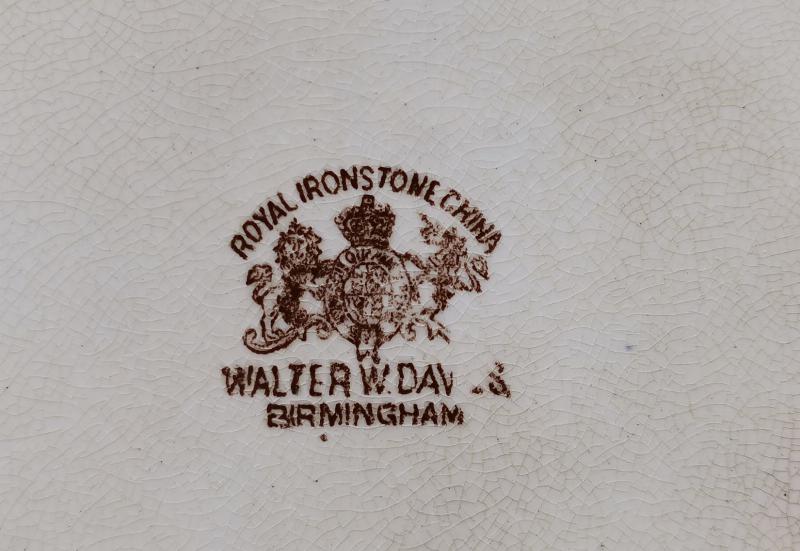 OSMANLI DÖNEMİ YUNAN KRALI GEORGE VE KRALİÇE OLGA TEMALI NADİR PORSELEN TABAK