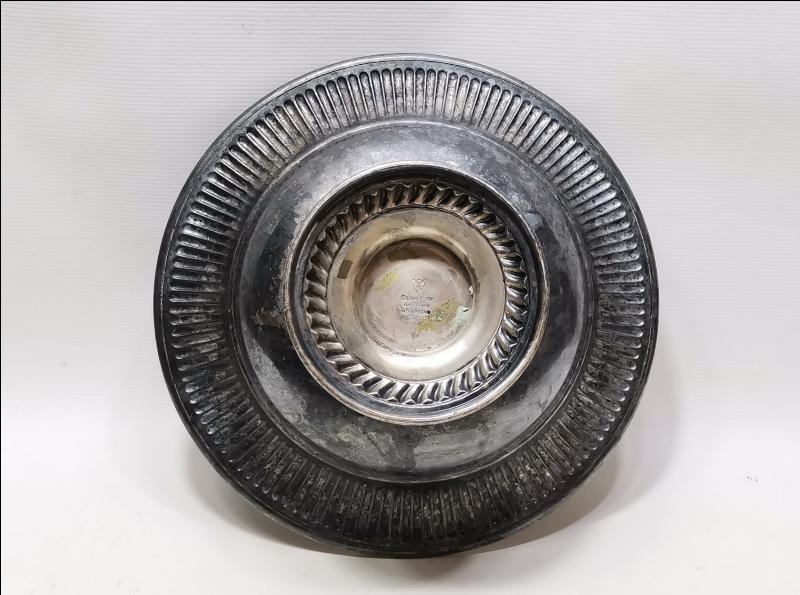 OSMANLICA İNİSİYALLİ GÜMÜŞ KAPLAMA BÜYÜK BOY ŞEKERLİK