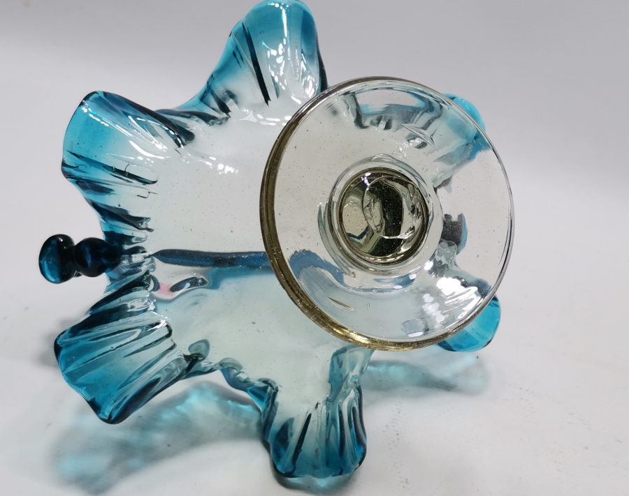 ANTİKA KOPARMA İŞÇİLİKLİ CAM BAYRAM ŞEKERLİĞİ