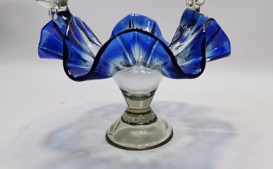 ANTİKA KOPARMA İŞÇİLİKLİ MURANO TUTMAÇLI BAYRAM ŞEKERLİĞİ