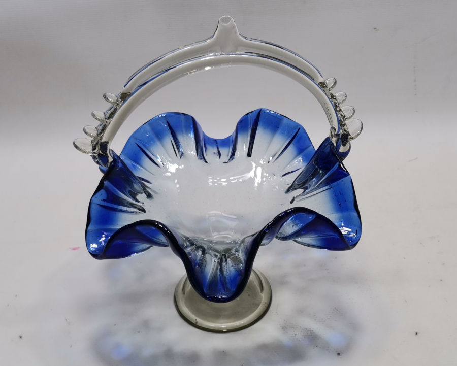 ANTİKA KOPARMA İŞÇİLİKLİ MURANO TUTMAÇLI BAYRAM ŞEKERLİĞİ