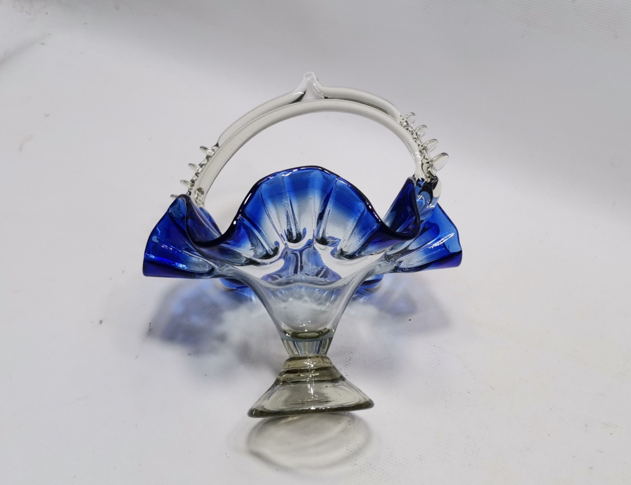 ANTİKA KOPARMA İŞÇİLİKLİ MURANO TUTMAÇLI BAYRAM ŞEKERLİĞİ