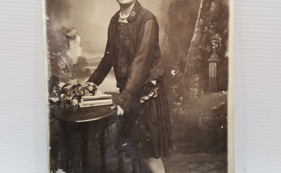 ARKASI OSMANLICA YAZILI FOTOĞRAF