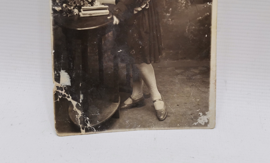 ARKASI OSMANLICA YAZILI FOTOĞRAF