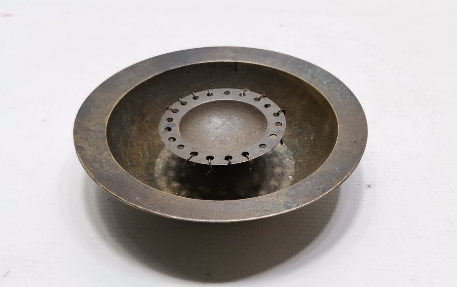 EL KAZIMA İŞÇİLİKLİ ANTİKA ŞİFA TASI