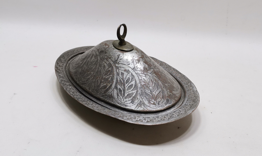 HİLAL TUTMAÇLI OSMANLI DÖNEMİ NADİR FORMDA BOSNA KAPAKLI SAHAN