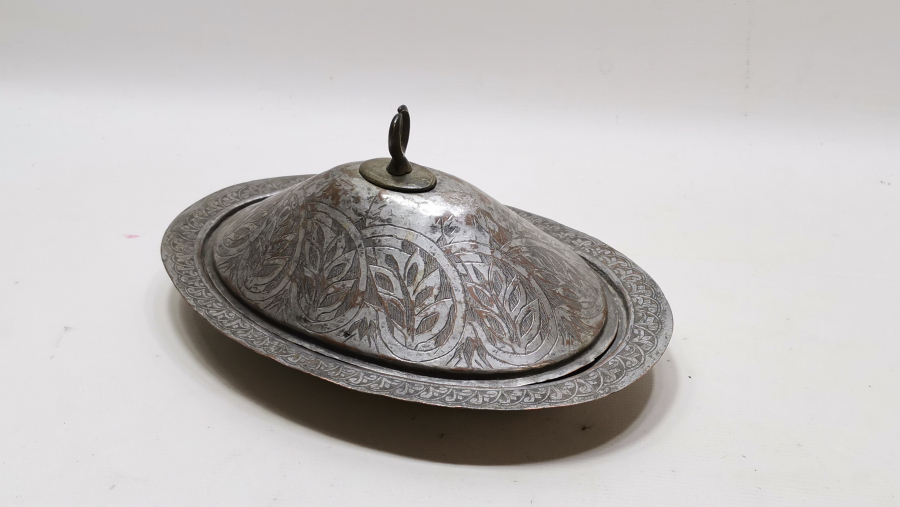 HİLAL TUTMAÇLI OSMANLI DÖNEMİ NADİR FORMDA BOSNA KAPAKLI SAHAN