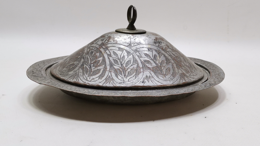 HİLAL TUTMAÇLI OSMANLI DÖNEMİ NADİR FORMDA BOSNA KAPAKLI SAHAN