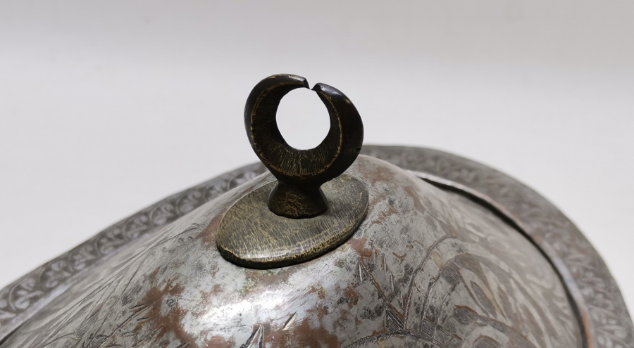 HİLAL TUTMAÇLI OSMANLI DÖNEMİ NADİR FORMDA BOSNA KAPAKLI SAHAN