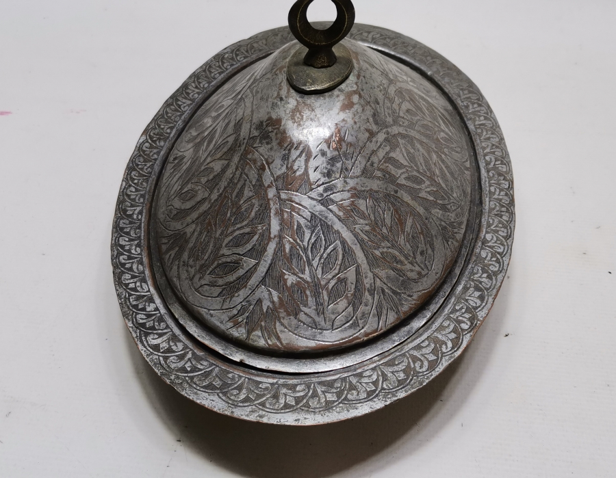 HİLAL TUTMAÇLI OSMANLI DÖNEMİ NADİR FORMDA BOSNA KAPAKLI SAHAN