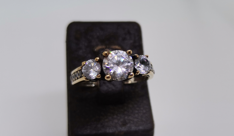 MARGAZİT TAŞLI ÜÇTAŞ MODEL YÜZÜK