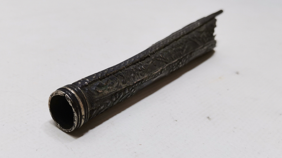 OSMANLI DÖNEMİ NADİR FORMDA GÜMÜŞ PİŞTOV BİLEZİĞİ