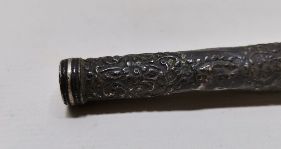 OSMANLI DÖNEMİ NADİR FORMDA GÜMÜŞ PİŞTOV BİLEZİĞİ