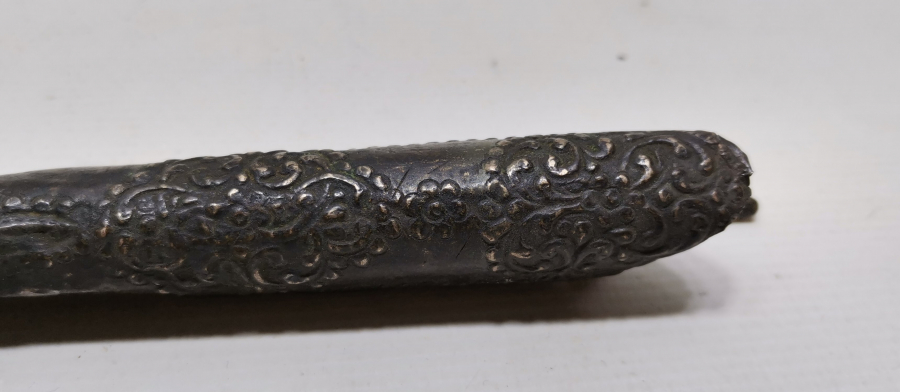 OSMANLI DÖNEMİ NADİR FORMDA GÜMÜŞ PİŞTOV BİLEZİĞİ