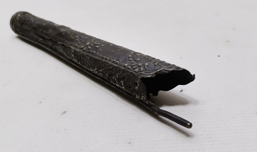 OSMANLI DÖNEMİ NADİR FORMDA GÜMÜŞ PİŞTOV BİLEZİĞİ