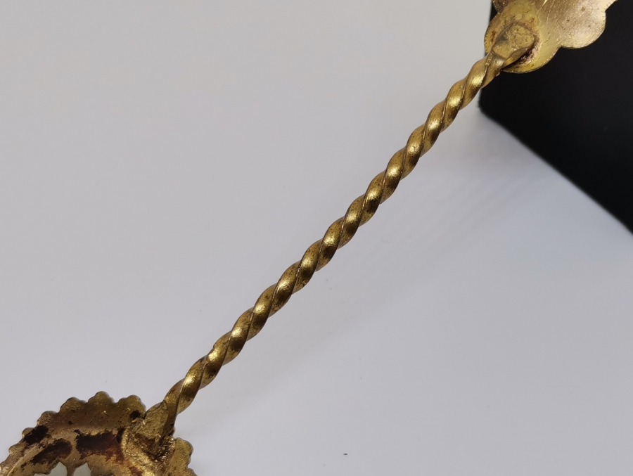 OSMANLI DÖNEMİ SARAY İŞİ MİNE İŞÇİLİKLİ VE TOMBAK MACUN KAŞIĞI