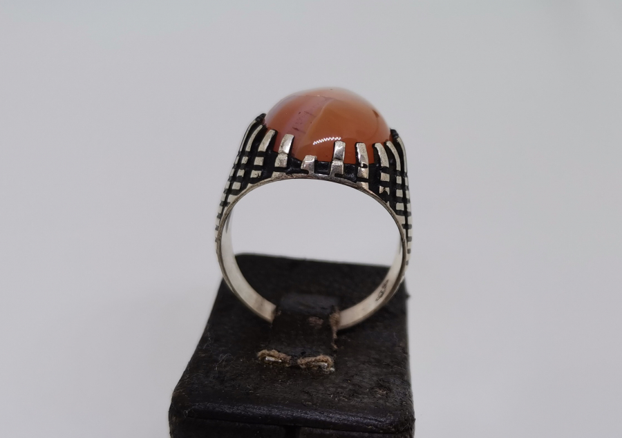 SÜLEYMANİYE AKİKLİ GÜMÜŞ YÜZÜK