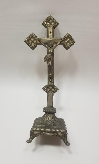 OSMANLI DÖNEMİ RUM İŞİ ÇARMIHA GERİLMİŞ HAZRETİ İSA HEYKELİ 