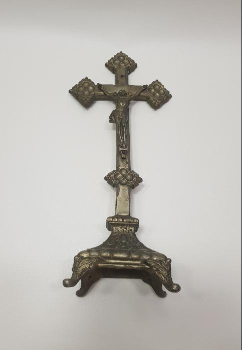 OSMANLI DÖNEMİ RUM İŞİ ÇARMIHA GERİLMİŞ HAZRETİ İSA HEYKELİ 